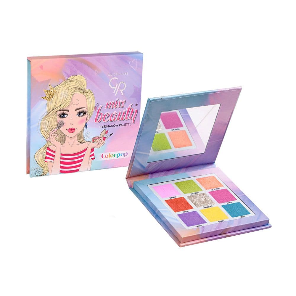 پالت سایه چشم میس بیوتی گلدن رز مدل Colorpop