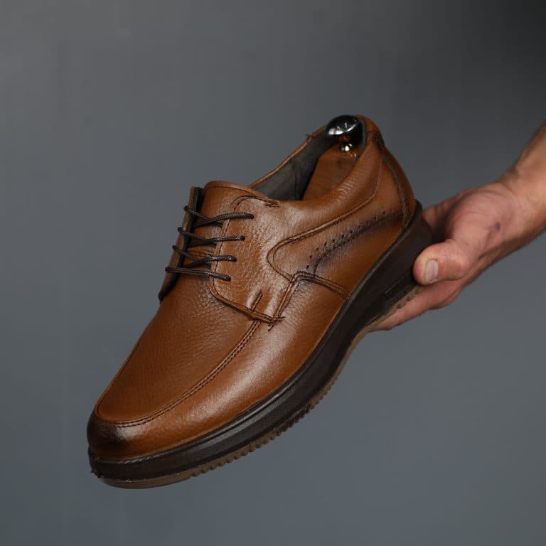 کفش مردانه چرم سهند عسلی