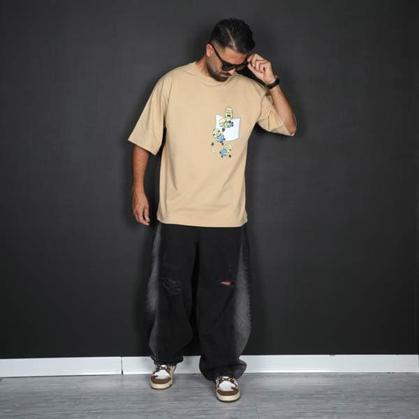 تیشرت اسپرت مدل مینیون جیبی – TOLID