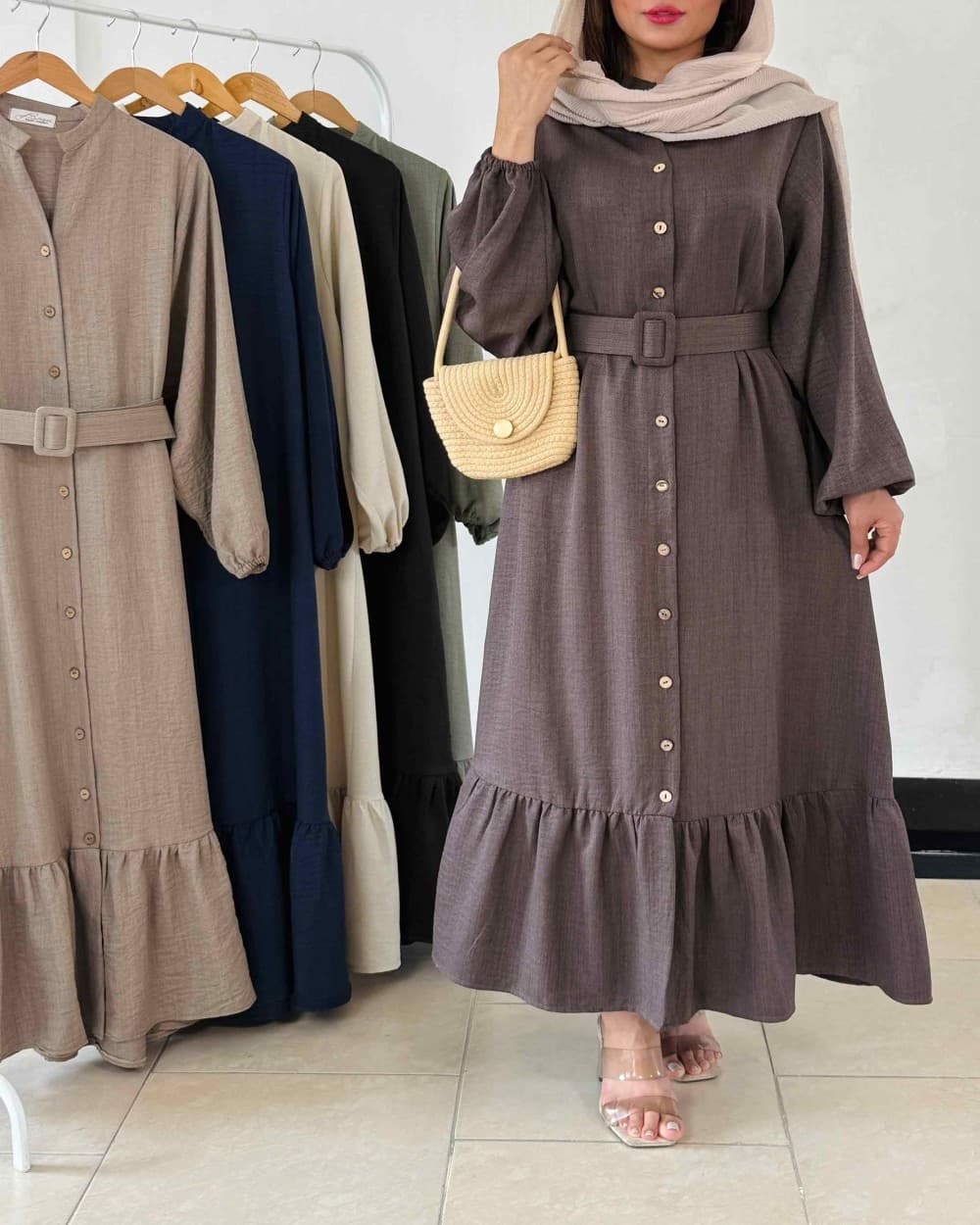 مانتو بلند سمن ناز _ کد محصول 1300