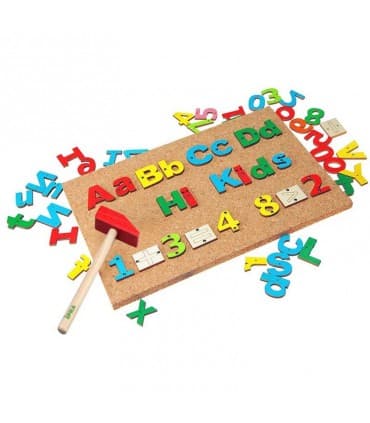 بازی میخ و چکش ایران پتک مدل GD3011 الفبای انگلیسی