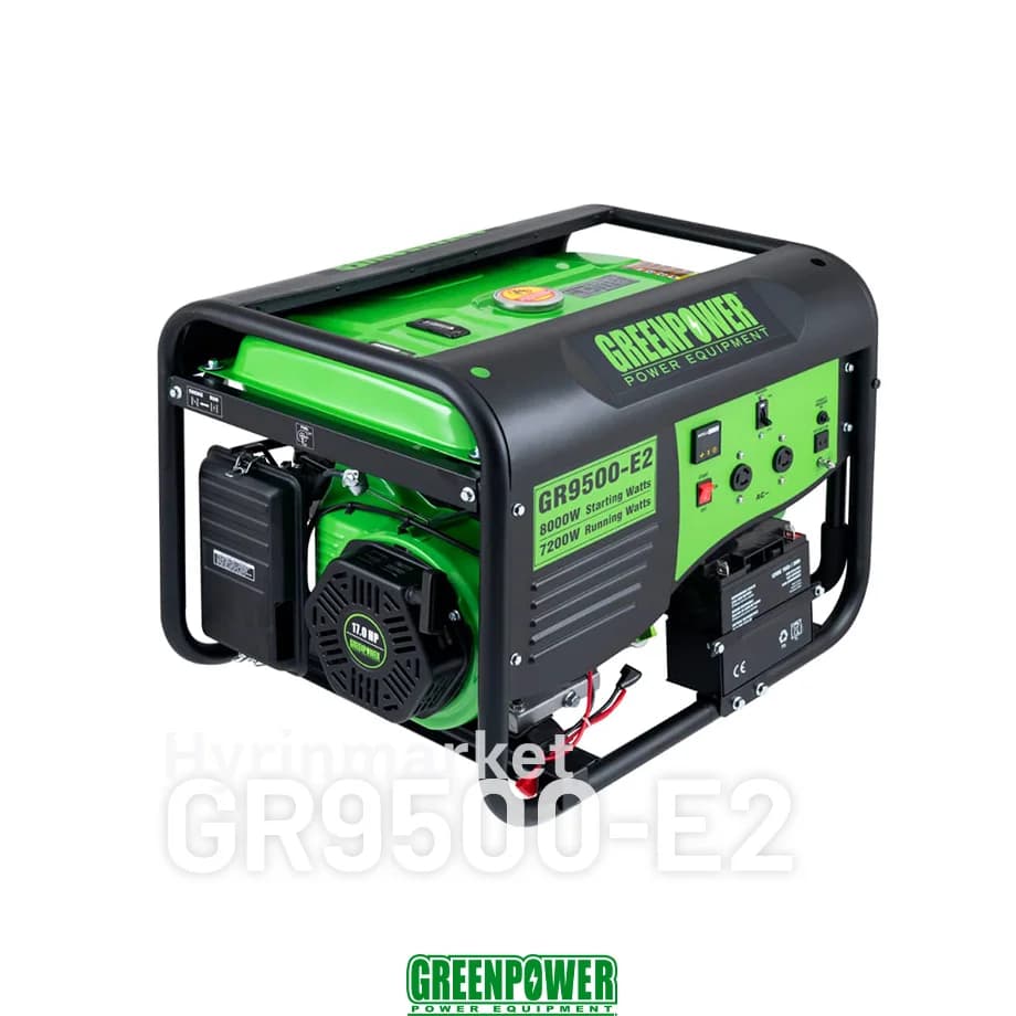 موتوربرق بنزینی 8kw گرین پاور GR9500-E2