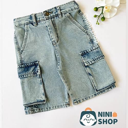 شلوارک جین کارگو (AKU)