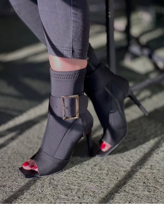 نیم بوت مجلسی جلوباز فشن