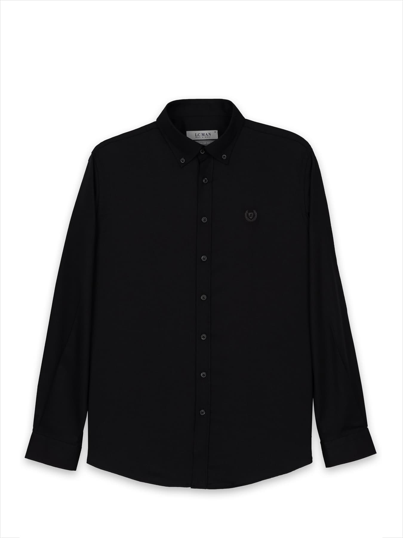 پیراهن مشکی آستین بلند ال سی من 40