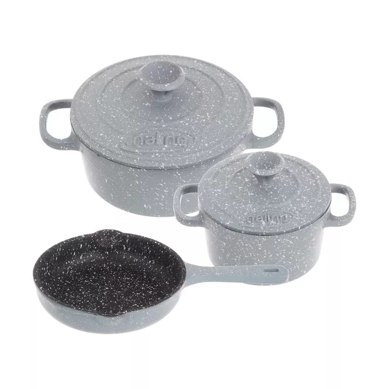 سرویس قابلمه چدن نالینو مدل کودک Kids (5 پارچه)