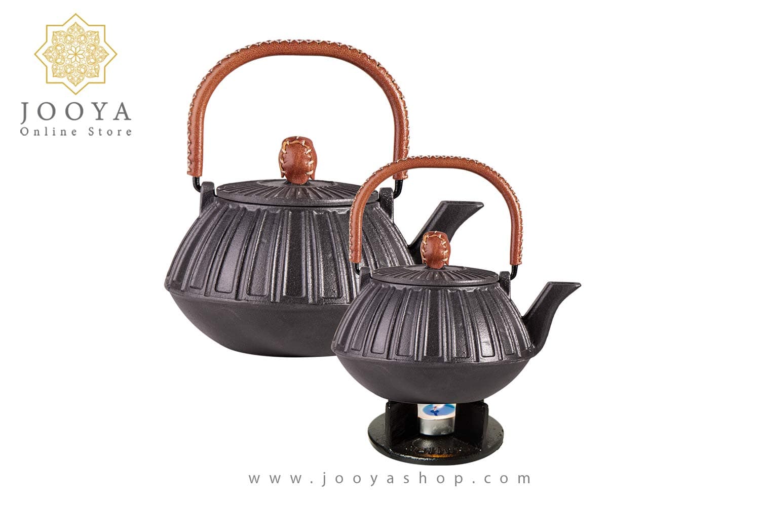 ست کتری قوری چدنی نالینو مدل فیورلا Fiorella