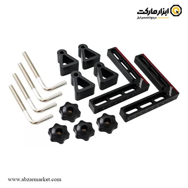 ست گونیا نجاری کلمپ دار داسکوا 115x115 میلی متر 2 عددی مدل 6551-1804