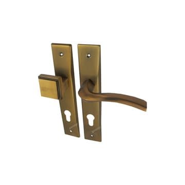 دستگیره پلاک آپارتمانی چپ شکلاتی نیکو مدل 4500