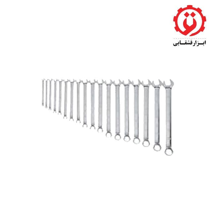 مجموعه 18 عددی آچار یکسر تخت یکسر رینگ سلپرو