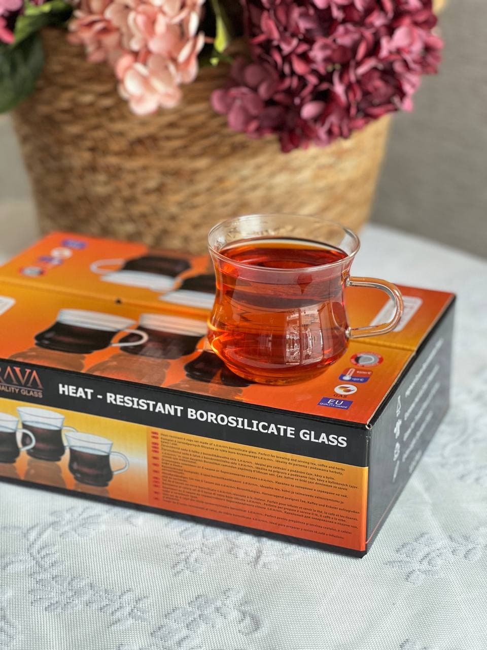 فنجان پیرکس کمر باریک لراوا LERAVA کد 831