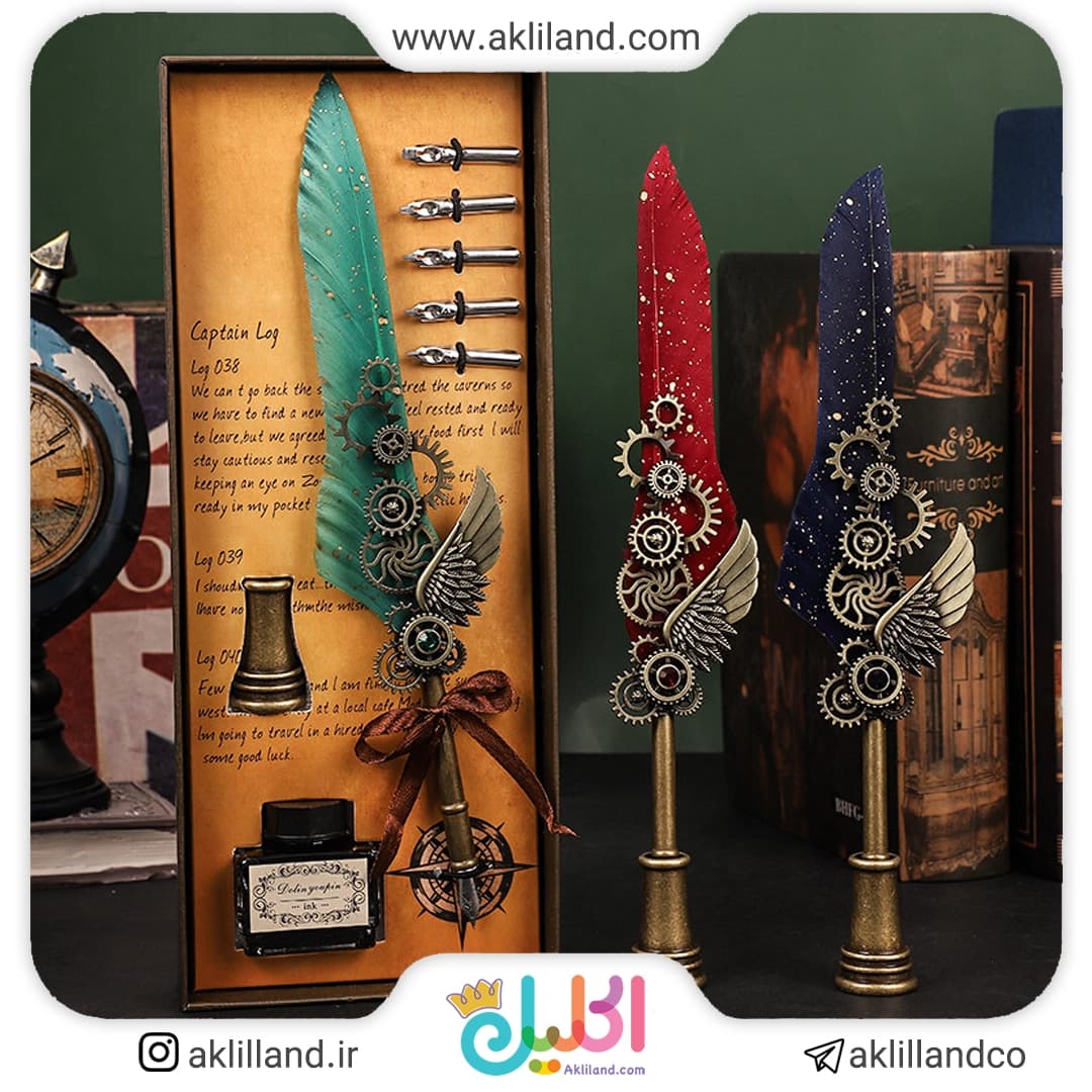 ست خود نویس پر و مهر(رندوم)