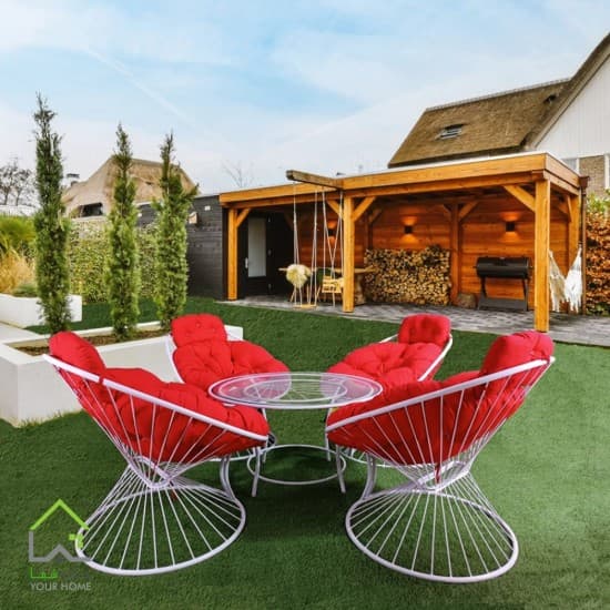 میز و صندلی باغی مدل بامبو