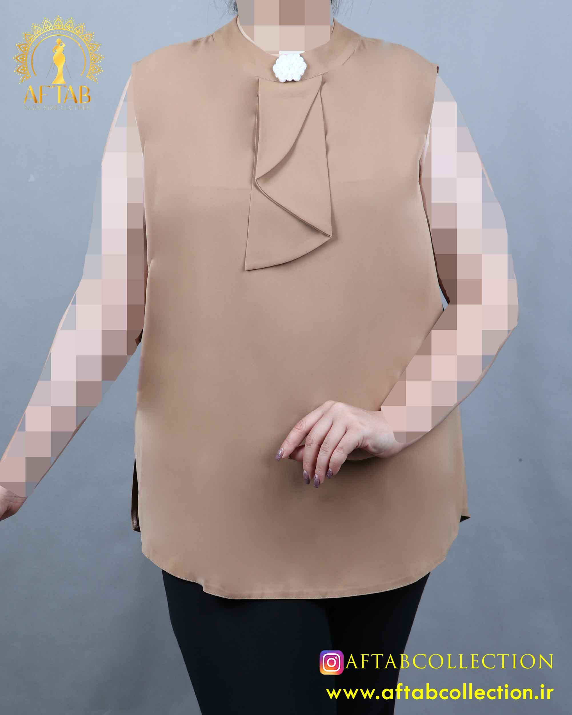 تاپ مجلسی کراواتی سایزبزرگ 5981