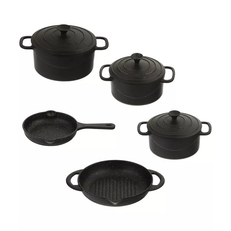 سرویس قابلمه چدن نالینو مدل فیکو Fico (8 پارچه)