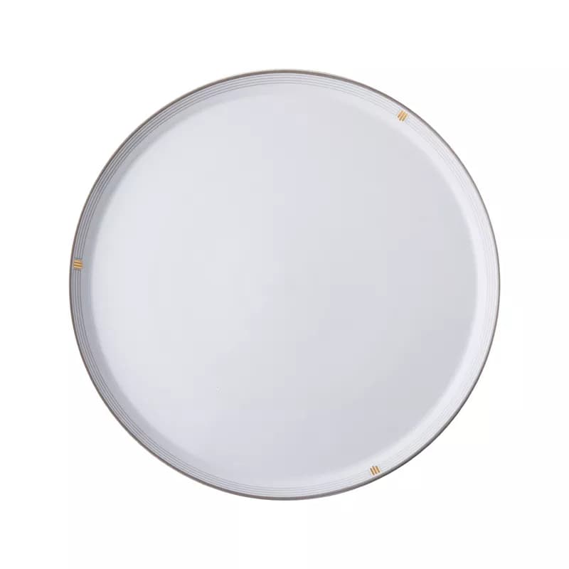 بشقاب تخت چینی زرین فرم اس اپرا (سایز 27)