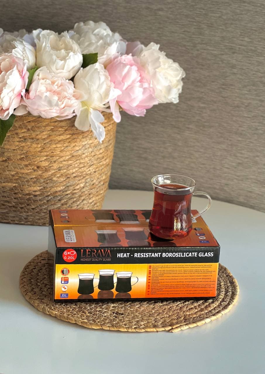 استکان کمر باریک پیرکس لراوا LERAVA کد 835