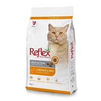 غذای خشک گربه بالغ رفلکس با مرغ برنج 3 کیلو