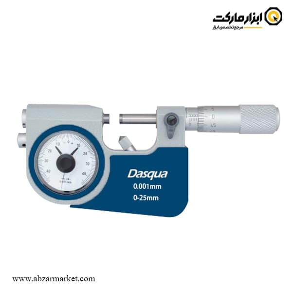میکرومتر ساعتی (پاسامتر) داسکوا 25-0 میلی متر خارج مدل 1005-4146