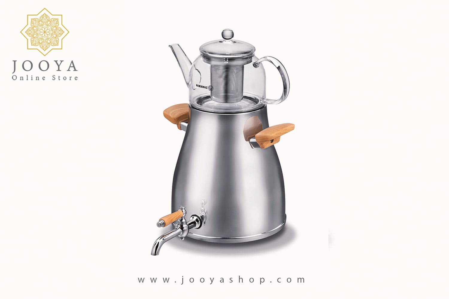 سماور رو اجاقی شیر دار 1.2 + 4.6 لیتر مونتا کرکماز