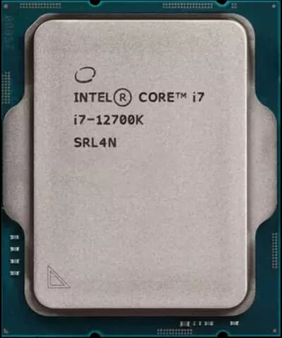 پردازنده Intel مدل Core i7 12700K