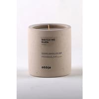 شمع معطر سیمانی تک فیتیله اوبجه عنبر