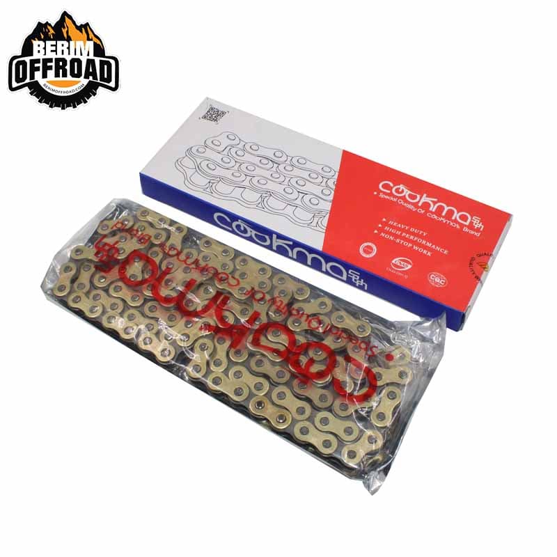 زنجیر چرخ موتور سیکلت برند COOKMA چین سایز 520-120