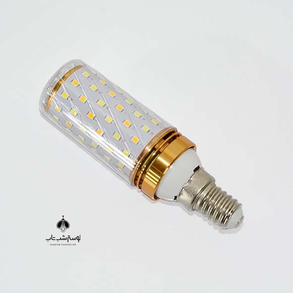 لامپ بلالی سه حالته سرپیچ شمعی 8+8 وات