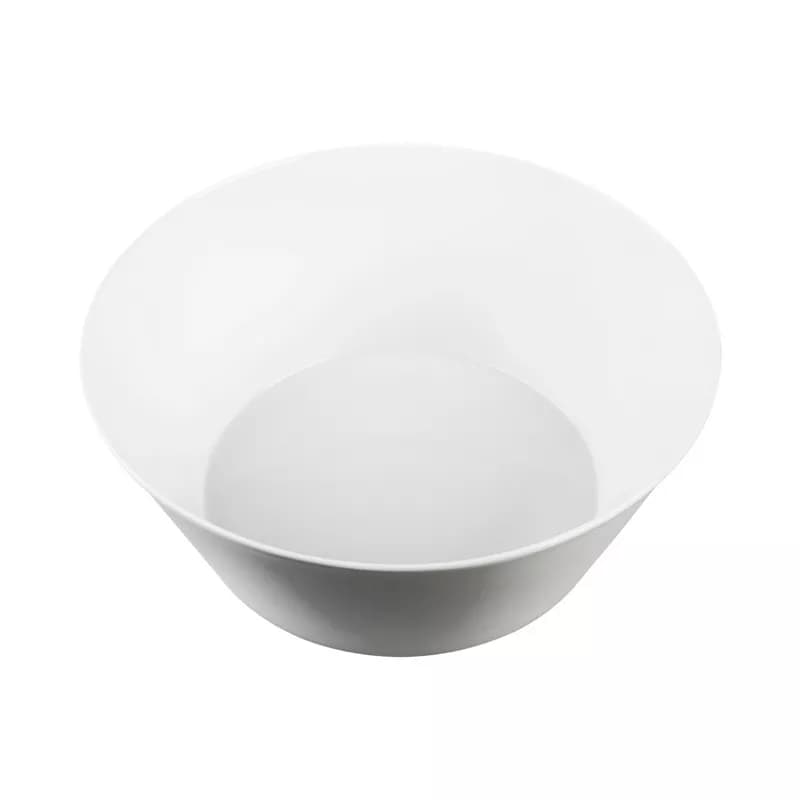 پیاله چینی زرین فرم اس سفید (سایز 21)