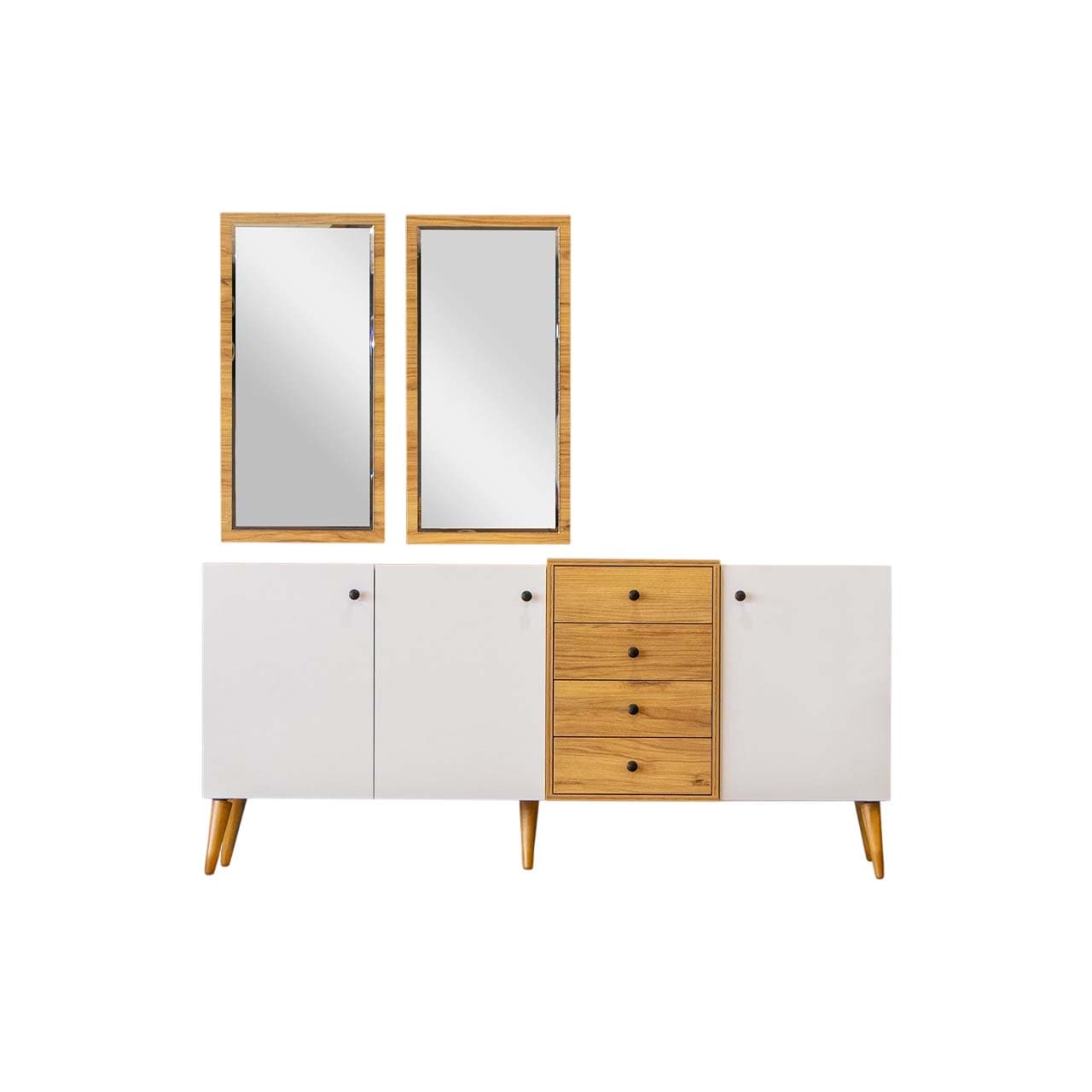 آینه و کنسول مدل برکه