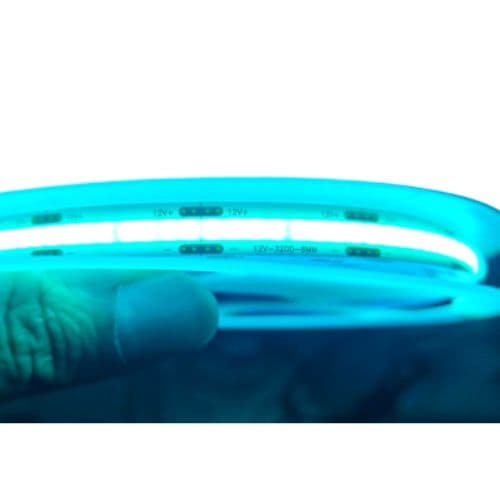 ال ای دی COB نواری ۱۲ ولت آبی یخی یک متری تراکم 320D