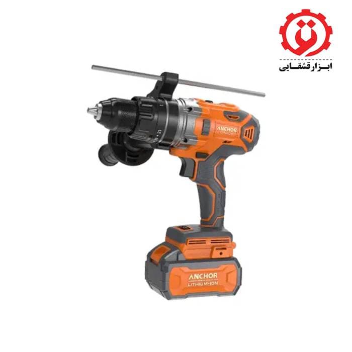 دریل چکشی شارژی براشلس 20 ولت 4 آمپر تک باتری آنکور مدل DCE2