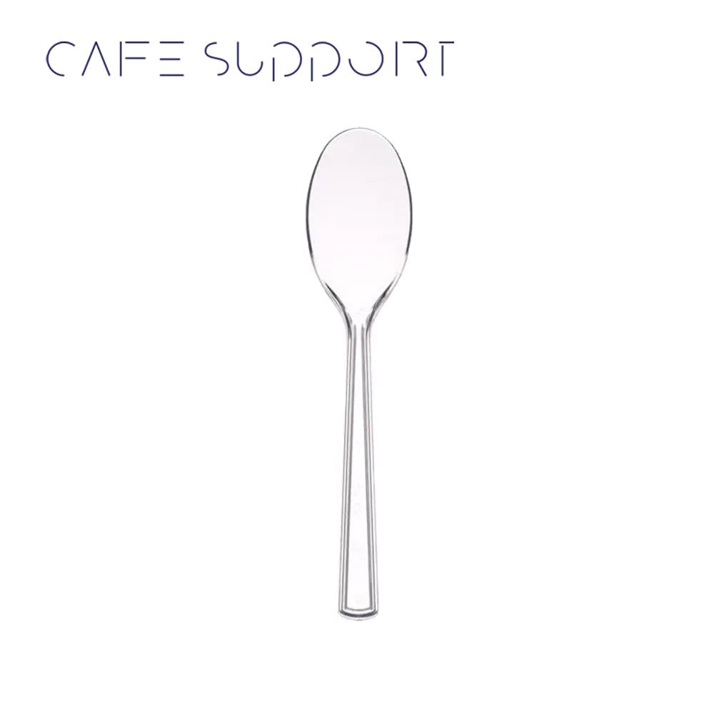 قاشق یکبار مصرف سیدنی شفاف طب پلاستیک