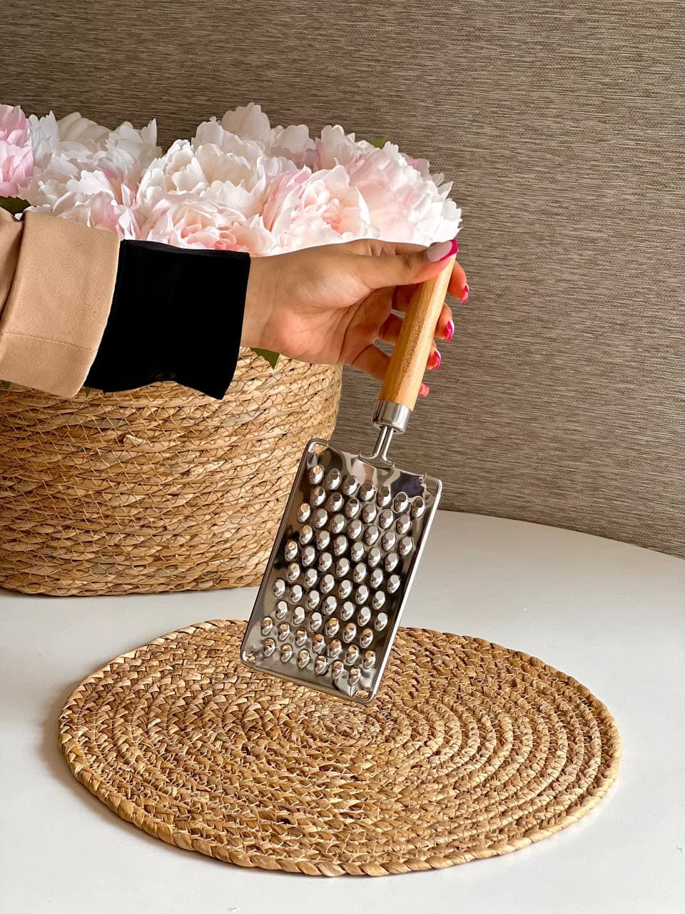 رنده درشت دسته چوبی شنگیا