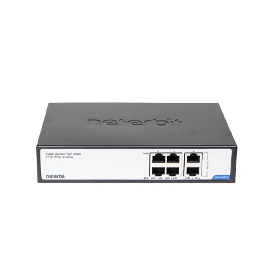 سوئیچ 6 پورت غیر مدیریتی نتربیت مدل NGS-F1006P-C