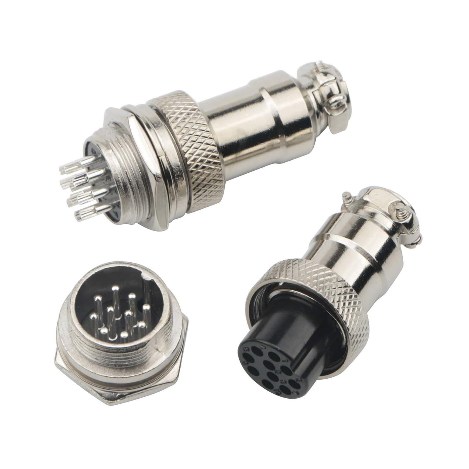 کانکتور فلزی نظامی 10 پین GX-16 10PIN