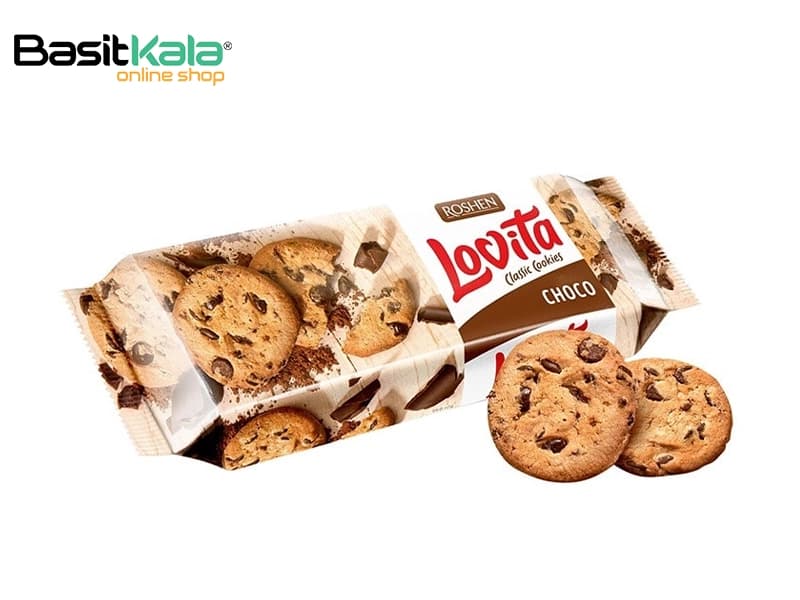 کوکی کلاسیک لاویتا با تکه های شکلات 150 گرم روشن