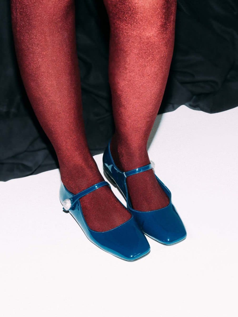 صندل زنانه رزمری مدل ROSE MERRY SH6012 رنگ آبی تیره