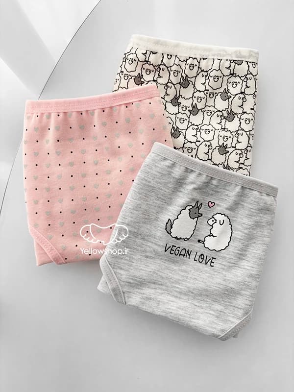 شورت نخی اسلیپ زنانه DOMINANT سه تایی کد 21230