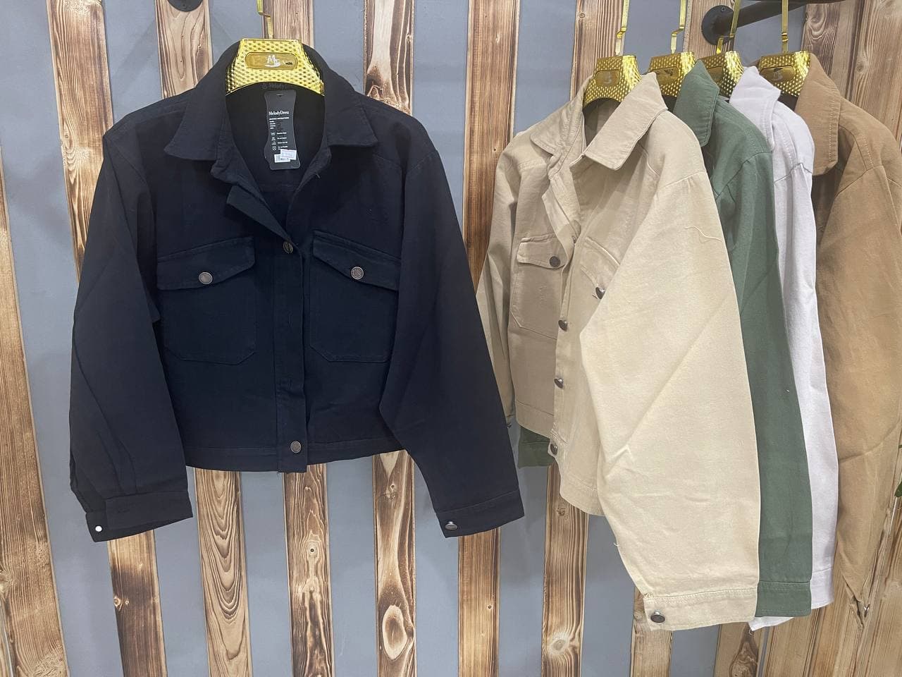 کت کتان جلو قاپک کد 22840