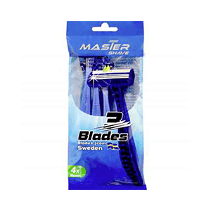 خودتراش 3 لبه مردانه مستر شیو بسته 4 عددی