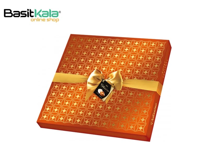 شکلات پرالین مغزدار دلیسیمو با طعم‌های فندق و بادام 195 گرم وبرو