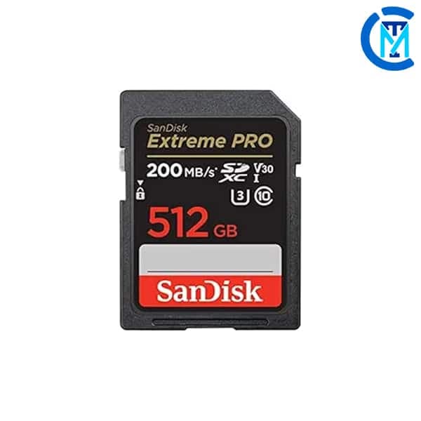 کارت حافظه SDXC سن دیسک مدل Extreme Pro V30 کلاس 10 استاندارد UHS-I U3 سرعت 200mbps ظرفیت 512 گیگابایت