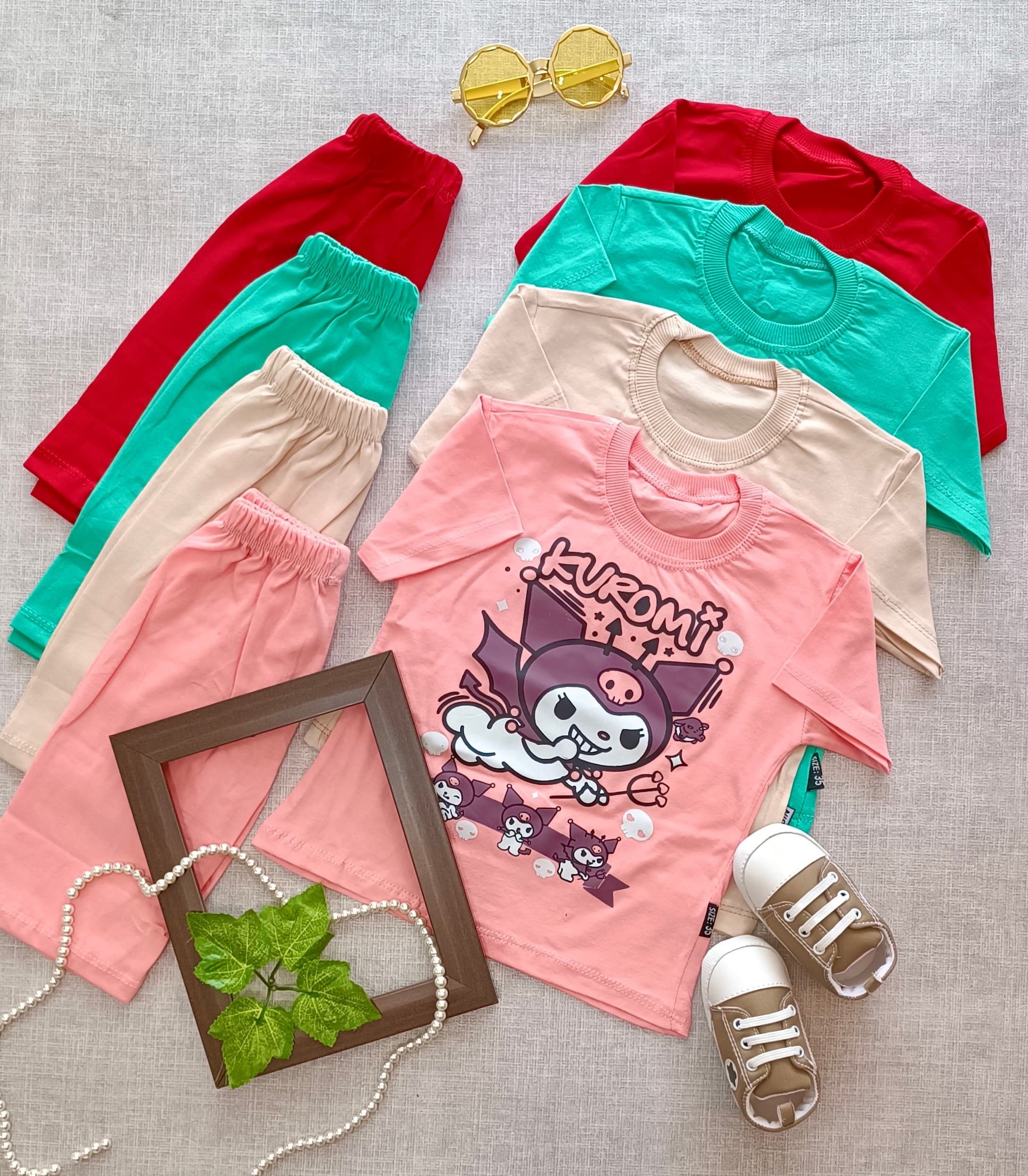 تیشرت شلوارک کرومی ملودی