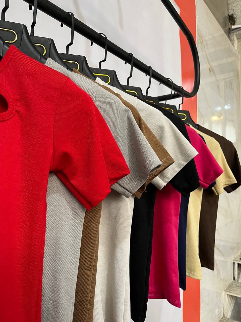 تیشرت یقه سه اشک کد 7545