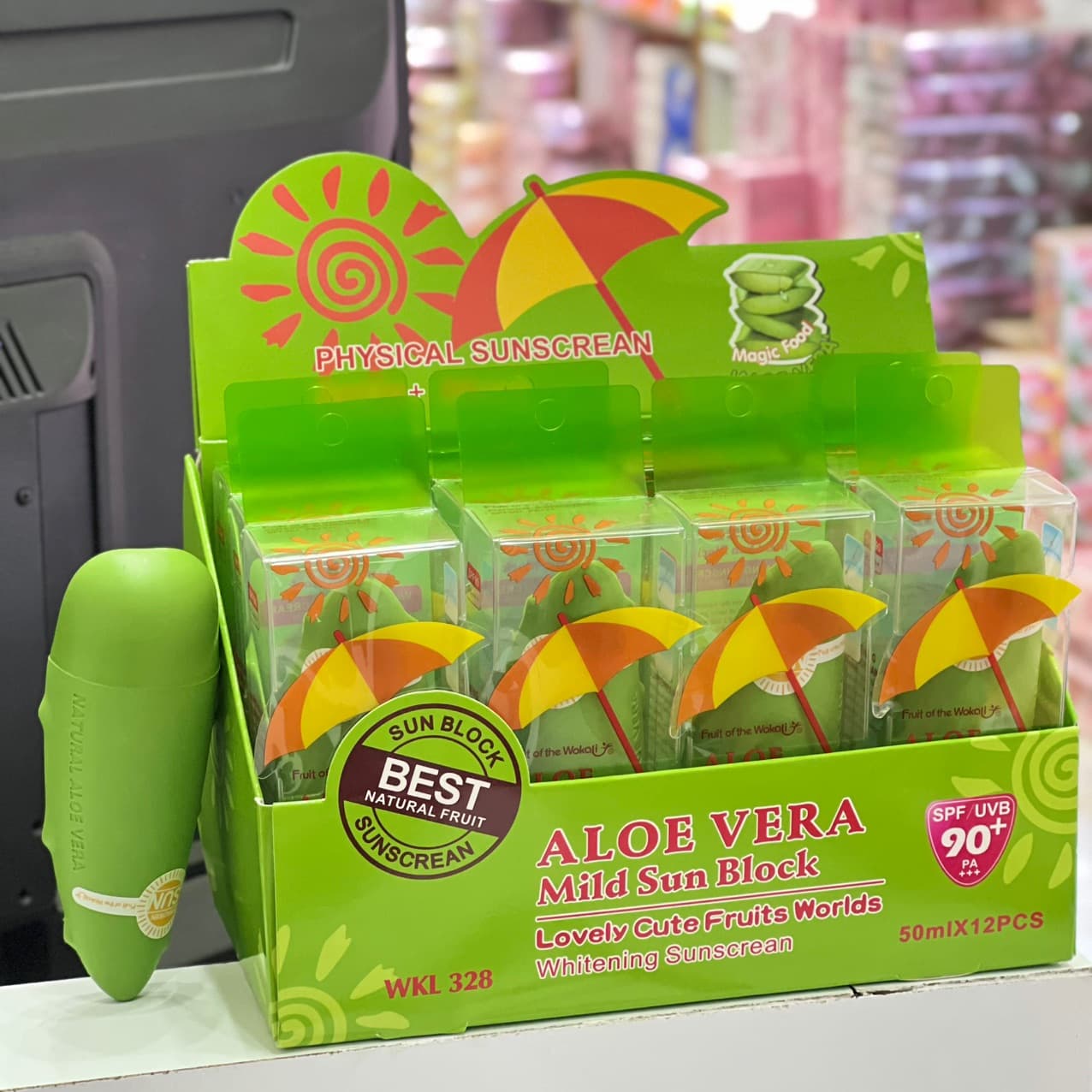 کرم ضد آفتاب رایحه آلوئه ورا وکالی WOKALI