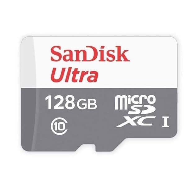 کارت حافظه microSDXC سن دیسک مدل Ultra کلاس 10 استاندارد UHS-I سرعت 100MBps ظرفیت 128 گیگابایت