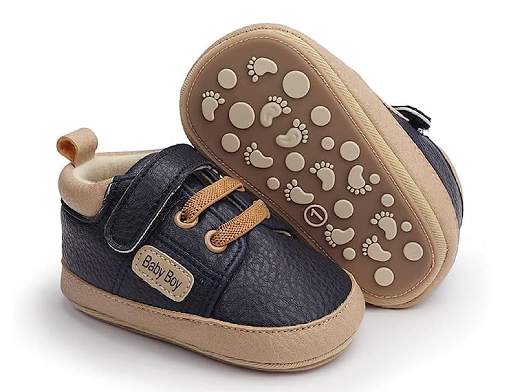 پاپوش استپ دار نوزادی سرمه ای