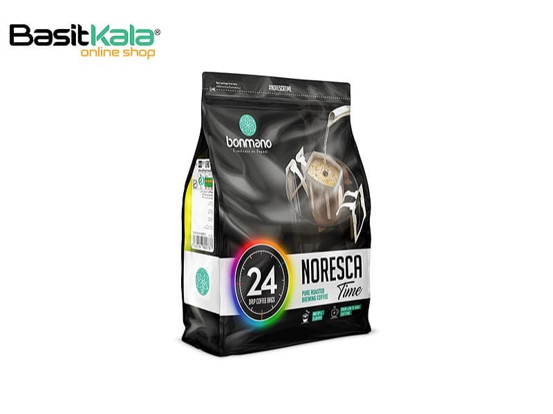 بسته ترکیبی قهوه‌های دمی چکه‌ای نورسکا تایم 24 عددی بن مانو