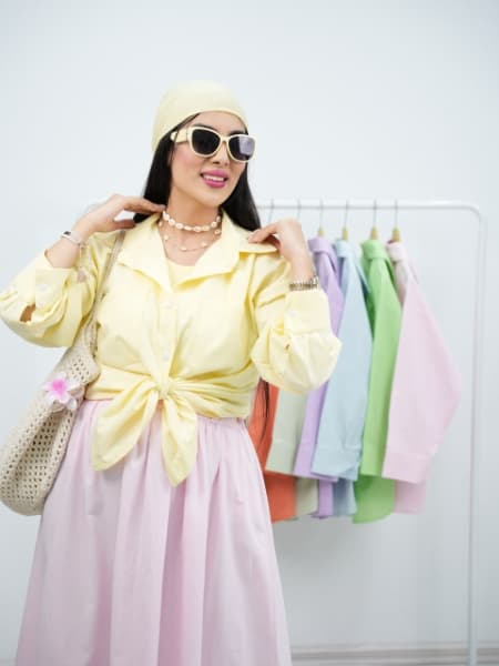 شومیز لنین پشت دکمه هستی کد6281